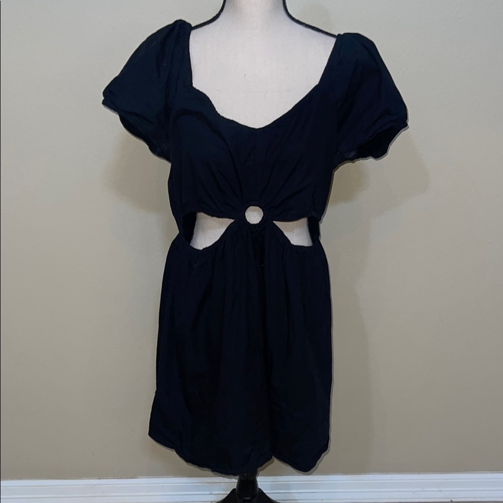 Black Cut-Out Dress